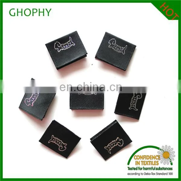 Wholesale Soft Material Woven Clothing Damask Customized Woven Label photo-2