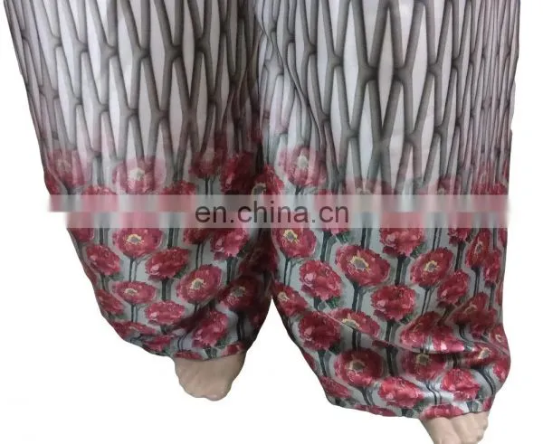 Party Wear Pants / Womens Casual Home Wear Palazzo / Printed Trousers 2017 (beach Wear Palazzo Trousers Pant) photo-2