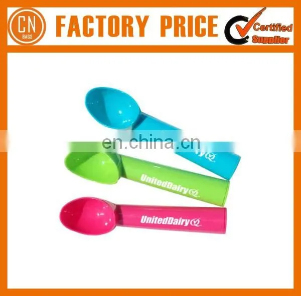 Plastic Ice Cream Scoop Custom Logo Printed Disposable Plastic Scoop photo-4