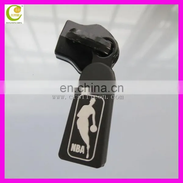 Hot Design Silicone Zipper Pull From Factory, Zipper Pvc Clothes Zipper Slider for Bags photo-4