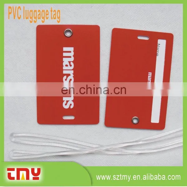 Personalized Custom Vinyl Plastic Pvc Luggage Tag ,Hard Plastic Pvc Luggage Tag Wholesale TMY-003 photo-5