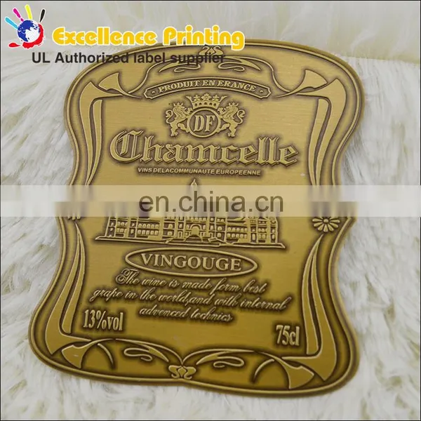 Top Quality Various Shape Colors Customized Metal Aluminum Label photo-3
