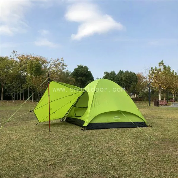3P Camping Tent Aluminium Pole Double Layer 3 Person Tent for Outdoor Hiking photo-2