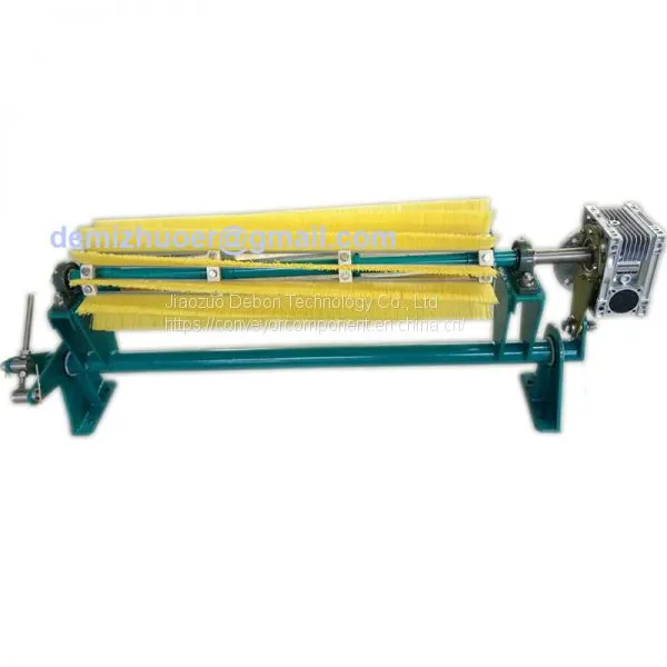 Rotary Brush Belt Cleaner for Conveyor for Chevron Cleated Belt