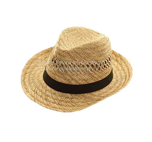 Natural Mat Grass Color Straw Hat