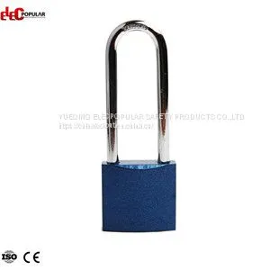 76mm Aluminum Steel Shackle Safety Padlocks EP-8551A Metal Body Padlock