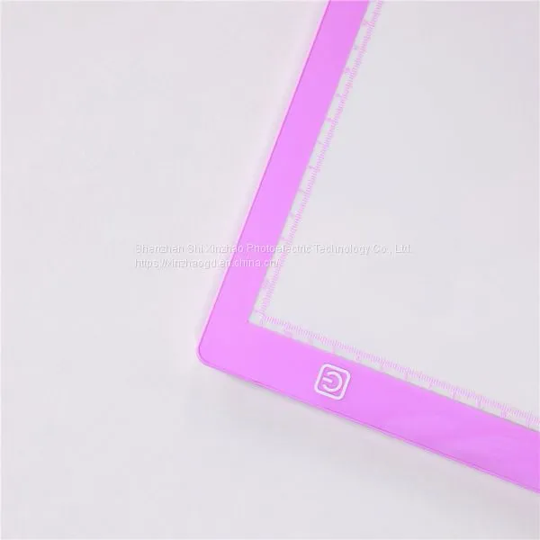 China A4 LED Copy Board Scale Magnetic Back Case Drawing Tracing Thin Light Pad Box Dimmable photo-5