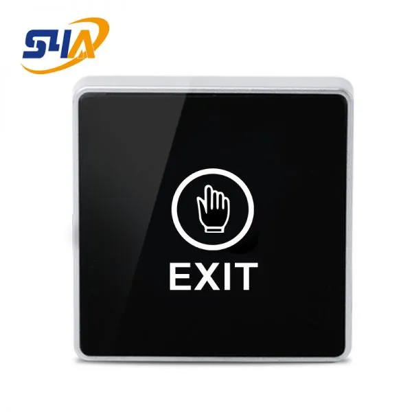 Factory sell touch access switch self reset panel open button access control system exit button