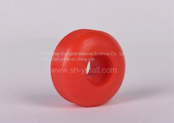 pu Wheels for Skate Board 52*30 Red Polyurethane Wheels for Skateboard Red pu Pulley for Skateboard photo-3