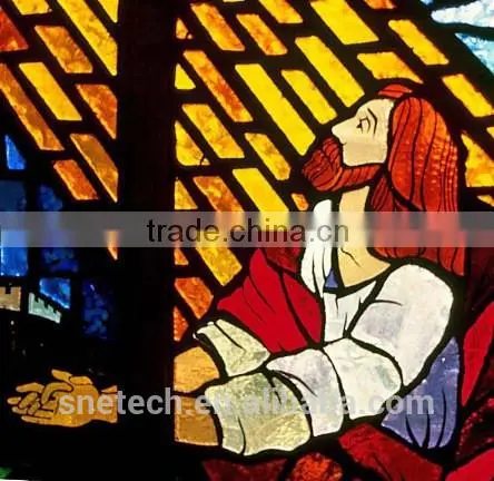 Stained Glass Church Window // Jesus in the Garden// photo-3