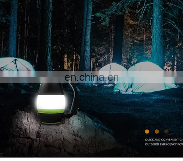 Rechargeable Table Lamp Portable Flashlight Multi-function Outdoor Camping Light Lantern Lightwith Power Bank photo-6