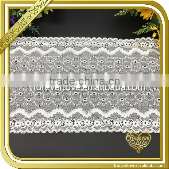 2016 Fancy Crochet Elastic French Lace Fabric for Underwear FLL-046