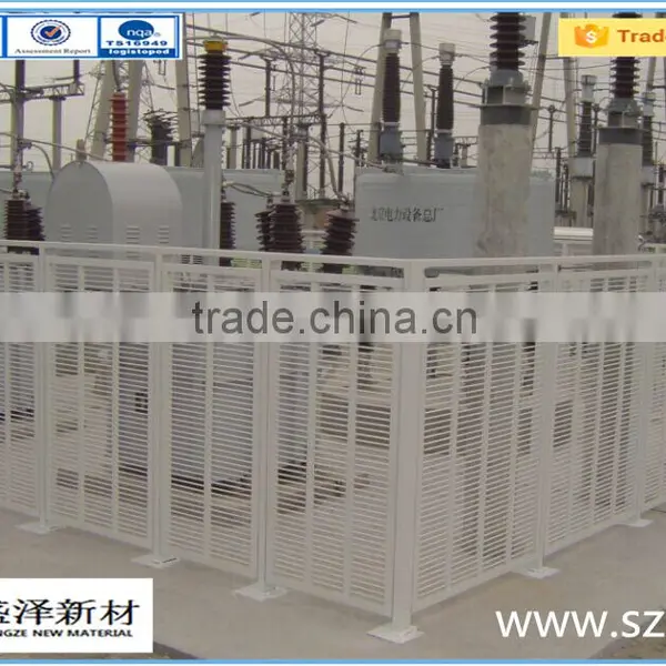 Solid Orange Plastic Security Fence Electric Security Fence System photo-2