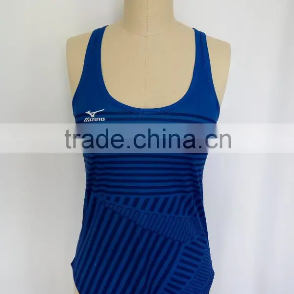 100% Poly Knit Women's Sublimation Print Vollyball Tank Top