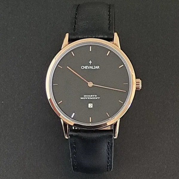 Stainless Steel Ultrathin Women Fashion Watches Man Quartz Gift Watch photo-2