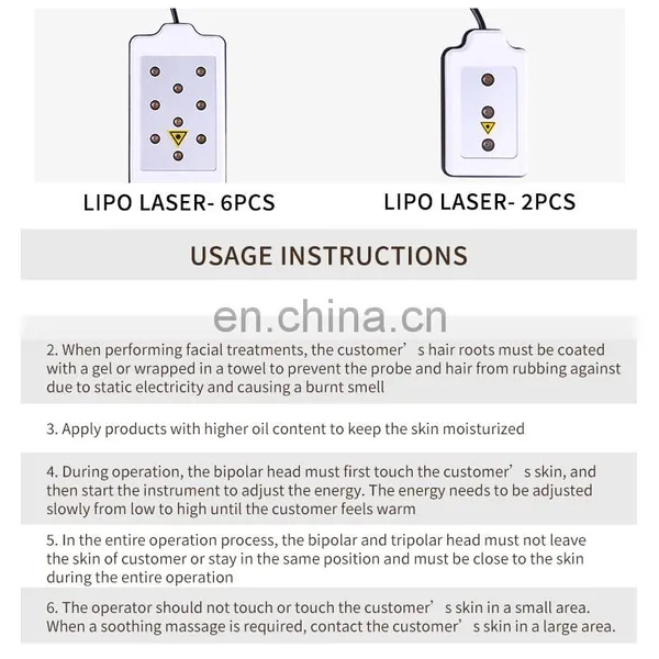 40K Cavitation Machine 6 In 1 Lipo Laser Multipolar RF Vacuum Slimming Instrument For Cellulite Massage Body Shaping Instrument photo-5