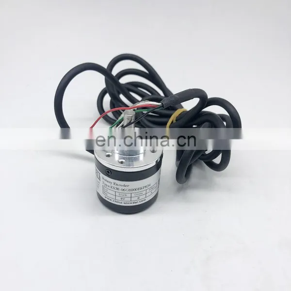 ES38 Series 6mm Solid Shaft PNP Rotary Encoder Two Channel 1000ppr Incremental Rotary Encoder photo-2