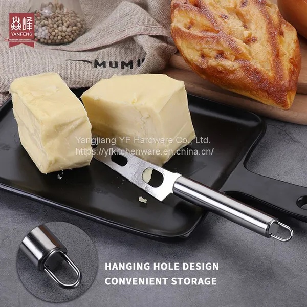 Kitchen Accessories Home and Kitchen Gadgets Butter Knife & Fork Kitchen Tools Cheese Slicer Cutter Multi-function Stainless Steel Cheese Knife photo-5