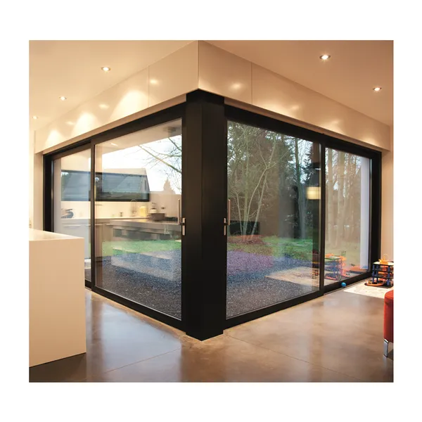 China Manufacture Bi Fold Aluminium Sliding Patio Doors photo-4