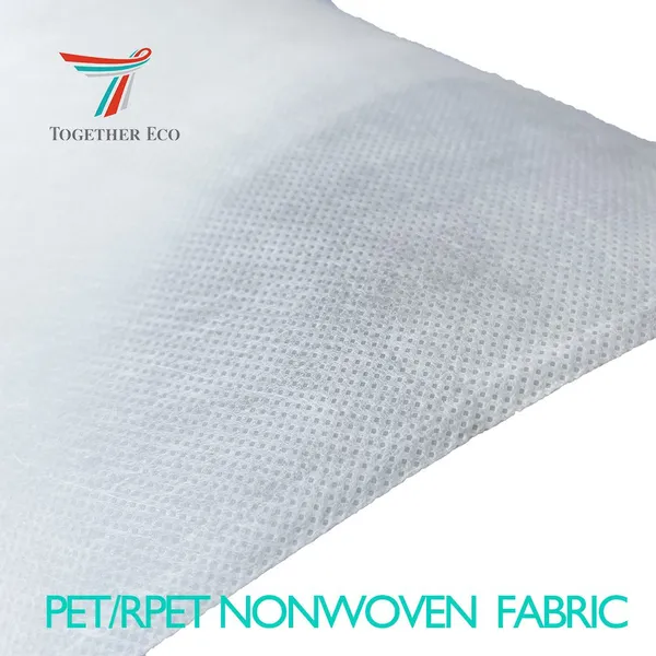 100% Recycled 70gsm Rpet Non-woven Drawstring Shopping Bags Prices Non Woven Fabric Cloth Material photo-3