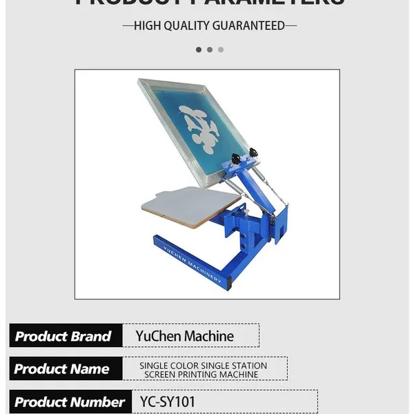 Simplex Screen Printing Machine, Printing Large Energy in a Small Space photo-2