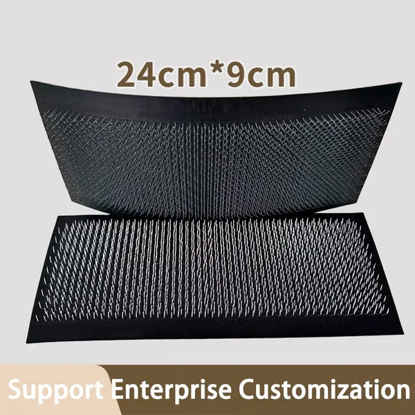 2pcs (24cm x 9cm) Black Hair Extension Holder for Styling Making Lace Wig Tools Drawing Card With Needles Stainless Steel Needle Hair Extension Card photo-4