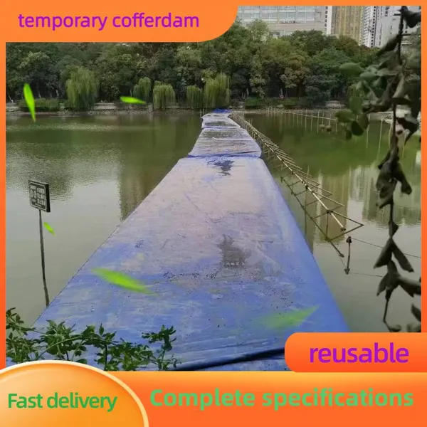 Portable Soft Water Dam Foldable Temporary Water Retaining Barrier For River Channel Interception photo-4