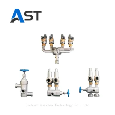 Low Temperature Cryogenic Three Five Way Valve