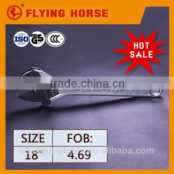 Hot Sale 18" FOB Price 4.69 American Type Steel Wrench