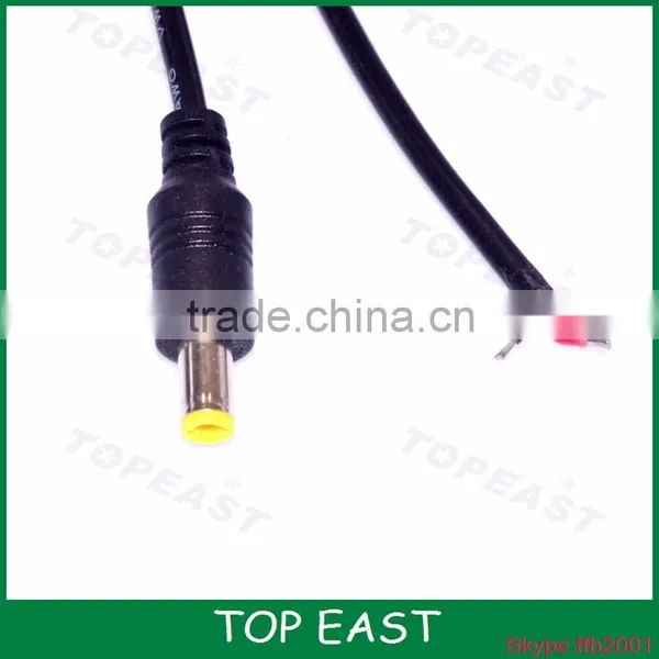 DC5.5 * 2.1 Yellow Plastic Fork Male DC Power Cable to Extend the 2464 Single-head Wire photo-2