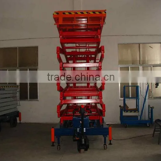 6m 0.3-0.5ton Hydraulic Scissors Working Platform Lift photo-3