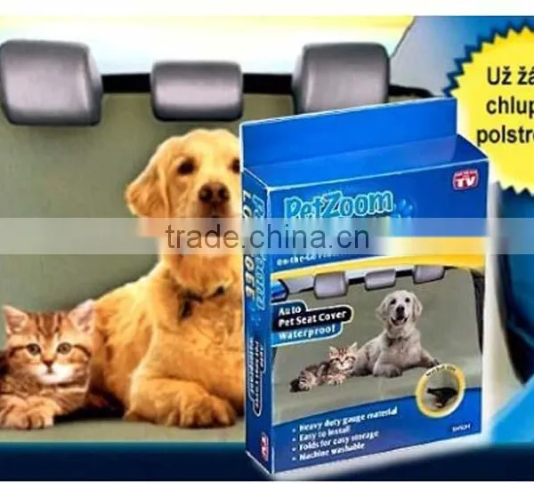 AS SEEN ON TV PetZoom Auto Pet Car Seat Cover Water Proof for Dogs Cats photo-4