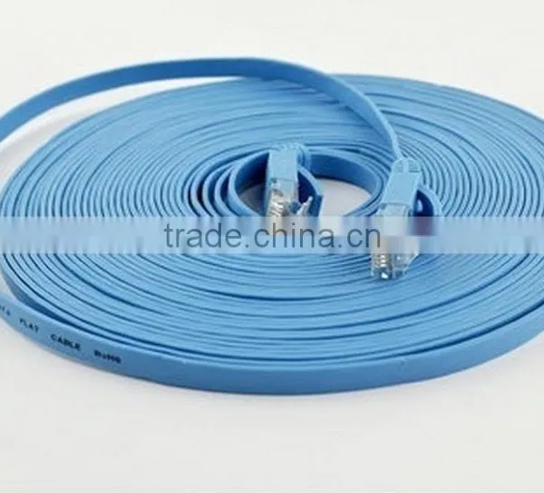 Slim Flat UTP Cat6A Patch Cord Ethernet Cable photo-2
