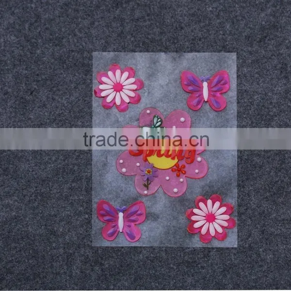 New Design Spring Decoration Flower and Butterfly Stickers