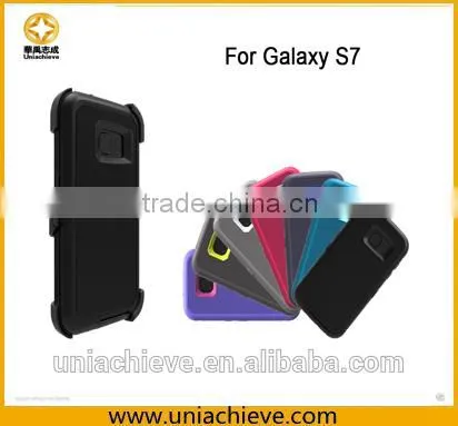 Case for Samsung S6 Edge Armor Hybrid Robot Phone Case With Full Body Covered Light Green photo-2