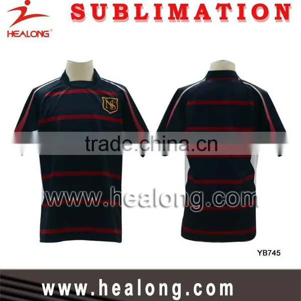 Wholesale Sublimation Custom American Rugby Shirt Jersey Quality Choice photo-6