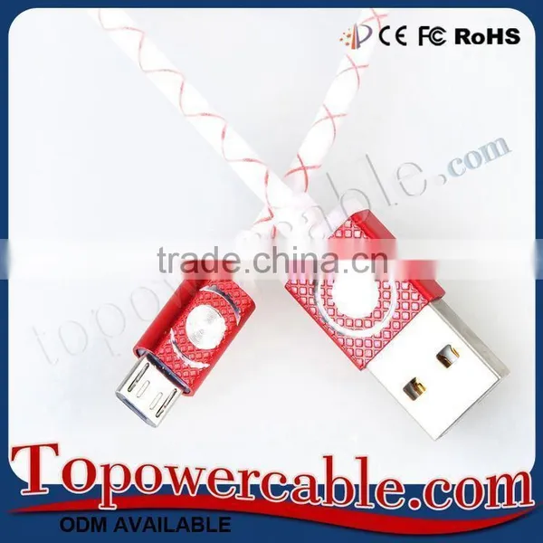 Fluorescent Visible Micro Usb 2.0 Charging Sync Cable 2.0 For Samsung S7 Edge photo-6