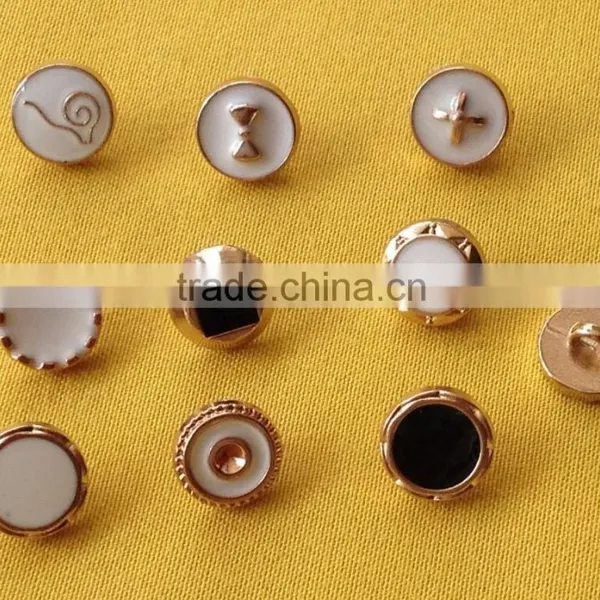 New Arrive Enamelled Metal Shank Button For Sweater Wear --- M1875 photo-2
