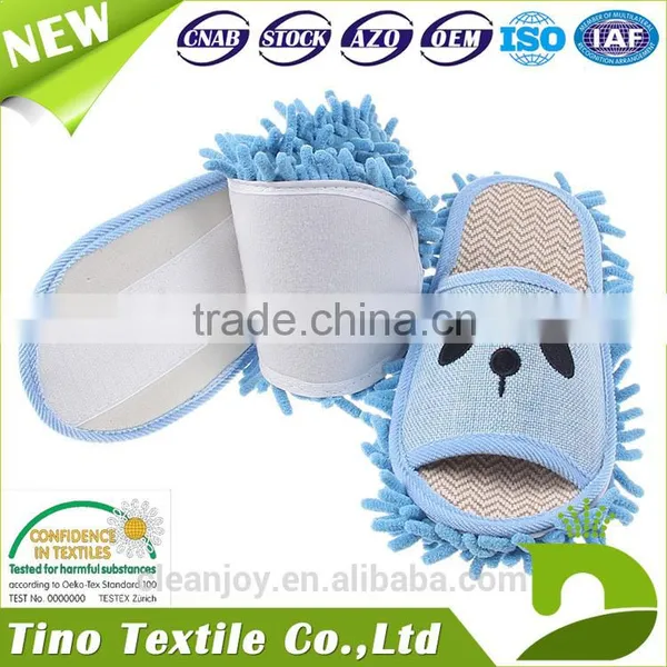 Furry Warm Sandals Slippers Good Quality Washable Bathroom Mop Slippers photo-3