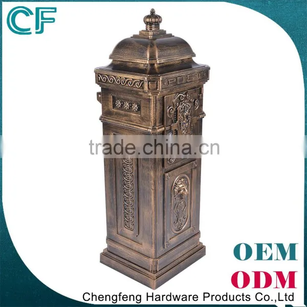 Produce Cast Aluminiun Residential Victorian Letterbox Germany Style photo-3