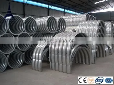 Galvanized Corrugated Half Round Culvert Pipe photo-4