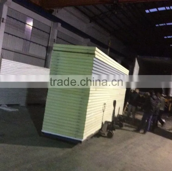 75mm Thickness PU Foam Sandwich Wall Panel, Wall Sandwich Panel Price for Refrigerating Room photo-5