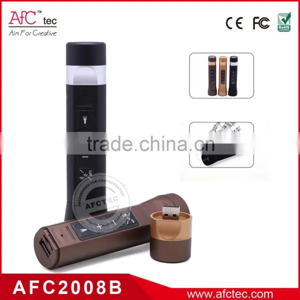 2014 3 in 1 Wholesale Abs Outdoor 2200mAh Power Bank Bluetooth Speaker With Led Torch photo-3