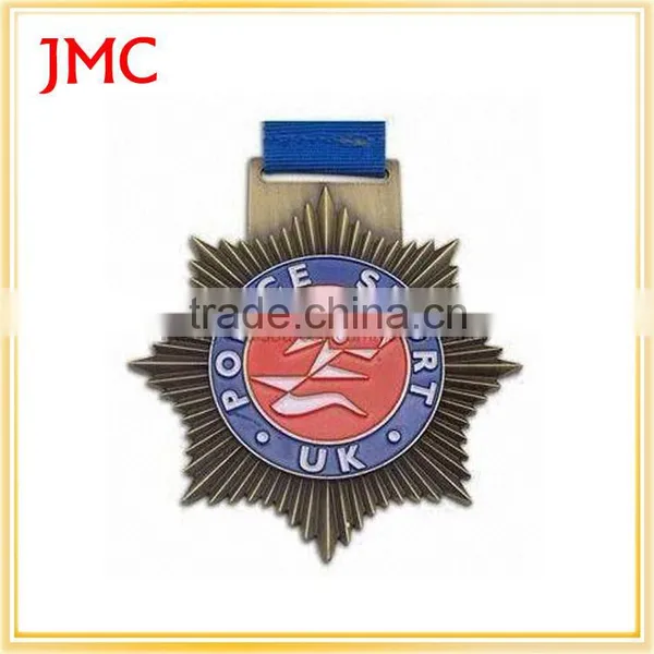 Custom Marathon Medal and Europe Regional Feature Custom Blank Medal With Ribbon photo-5