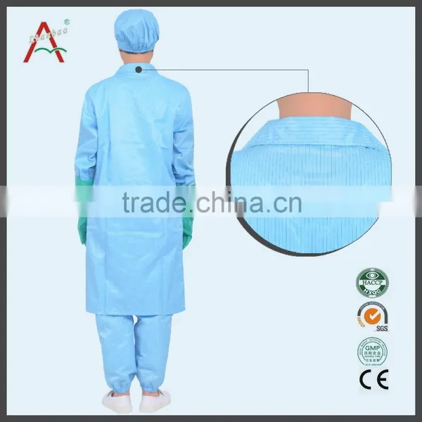 Women`s and Men`s Professional Blue ESD Lab Coats photo-5