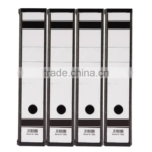 Manufacturing Overlay Multi-function Box File Size A4 FC Simple Black Plastic File Box photo-2