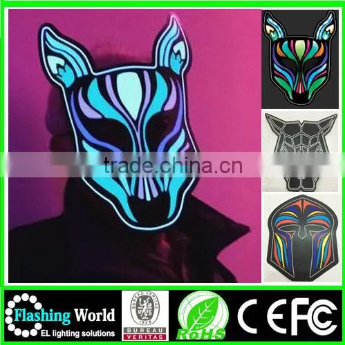 Fashion Masquerade Neon Party Mask, Party Supplies Fashion Flashing Neon Party Mask photo-4