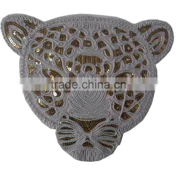 Custom Dribbling Embroidered Sequin Embroidered Patch