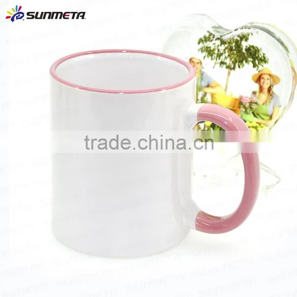 Sunmeta 11oz Blank Sublimation Heat Press Ceramic Color Mug photo-4