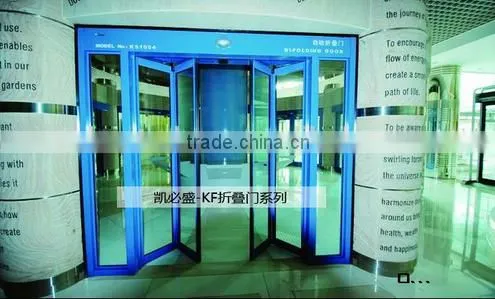 KBB Automatic Folding Door/ Customized Door/tempered Glass CE/UL